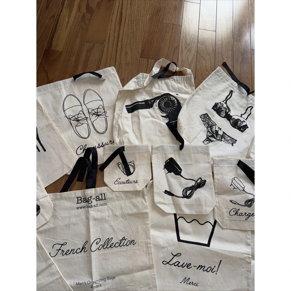 Bag All Packing Bags Drawstring‎ Close Set Of 13 Never Used. 4533 All Sizes